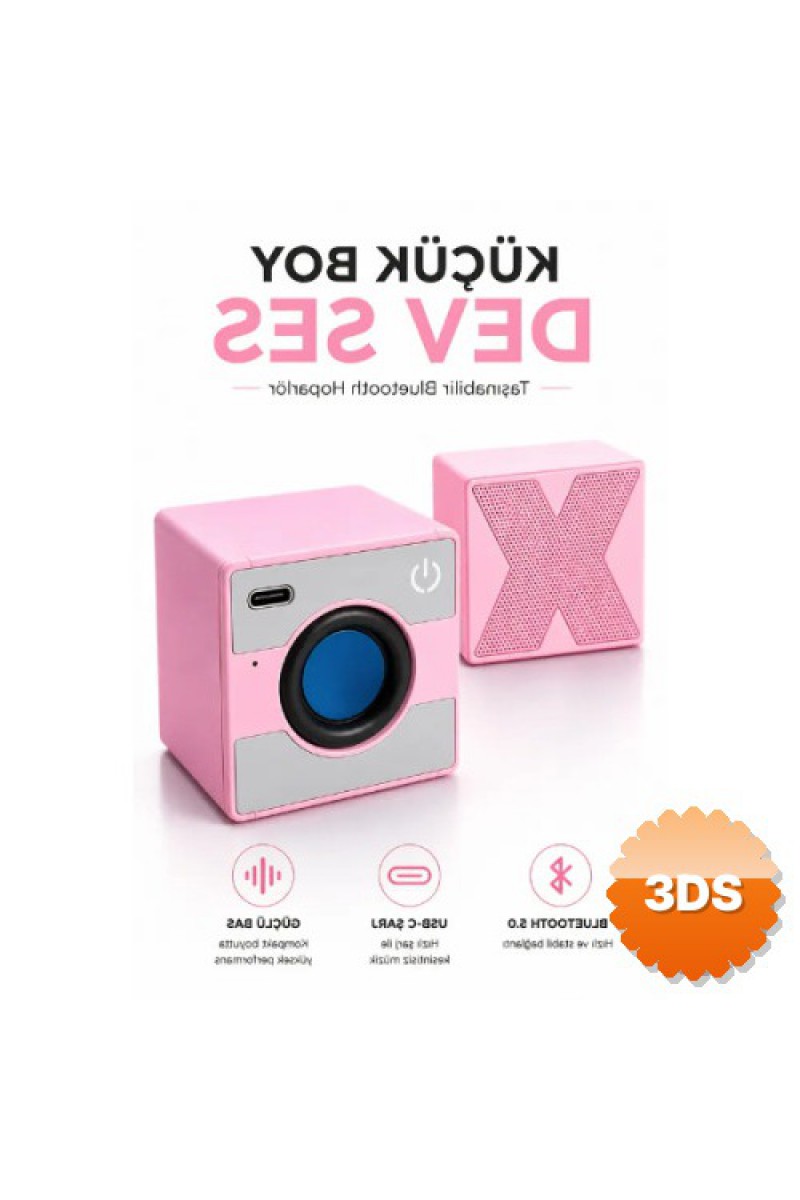 Küp Mini Taşınabilir Bluetooth Hoparlör