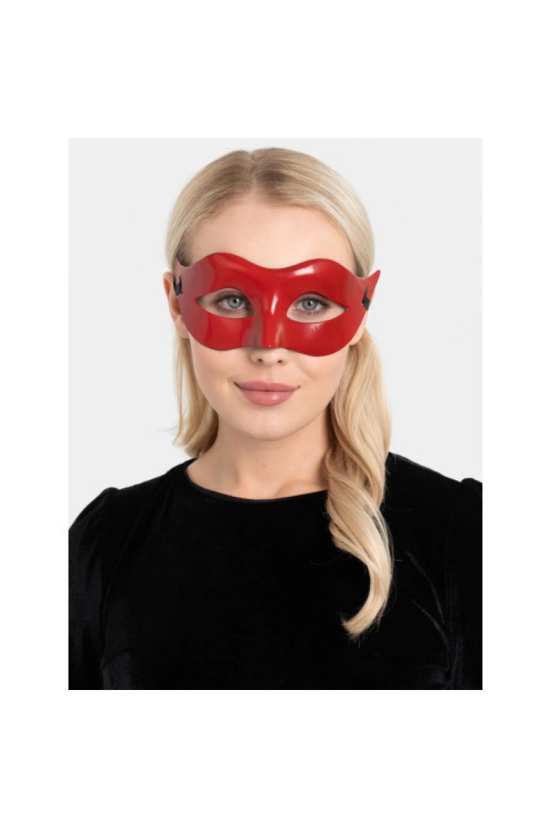 Kırmızı Renk Masquerade Kostüm Partisi Venedik Balo Maskesi