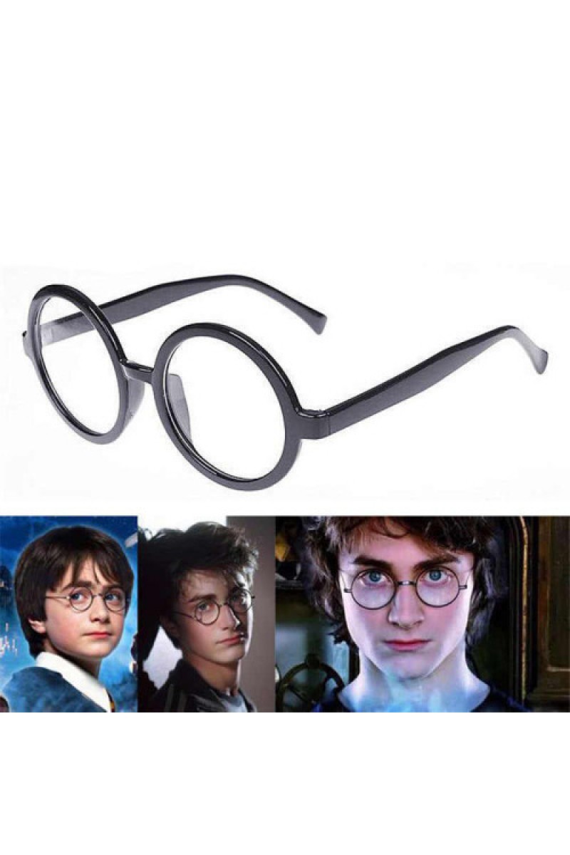 Siyah Çerçeveli Yuvarlak Harry Potter Gözlüğü