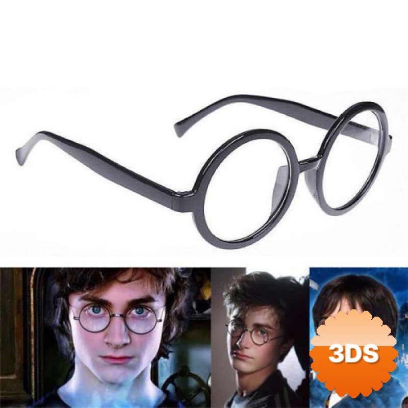 Siyah Çerçeveli Yuvarlak Harry Potter Gözlüğü