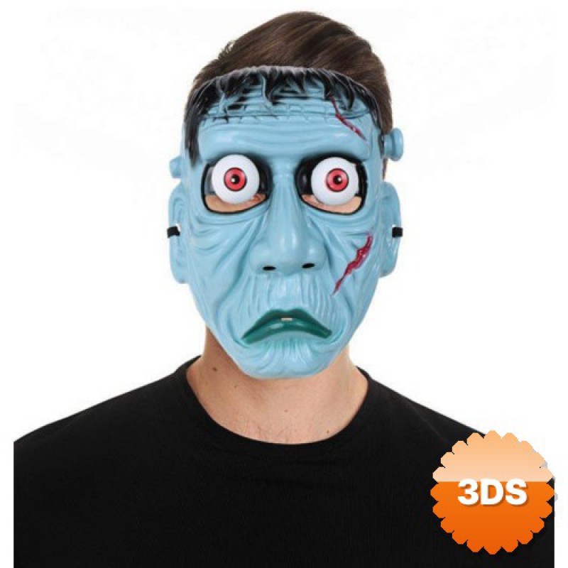 Frankenstein Temalı Sallanan Oynar Gözlü Maske