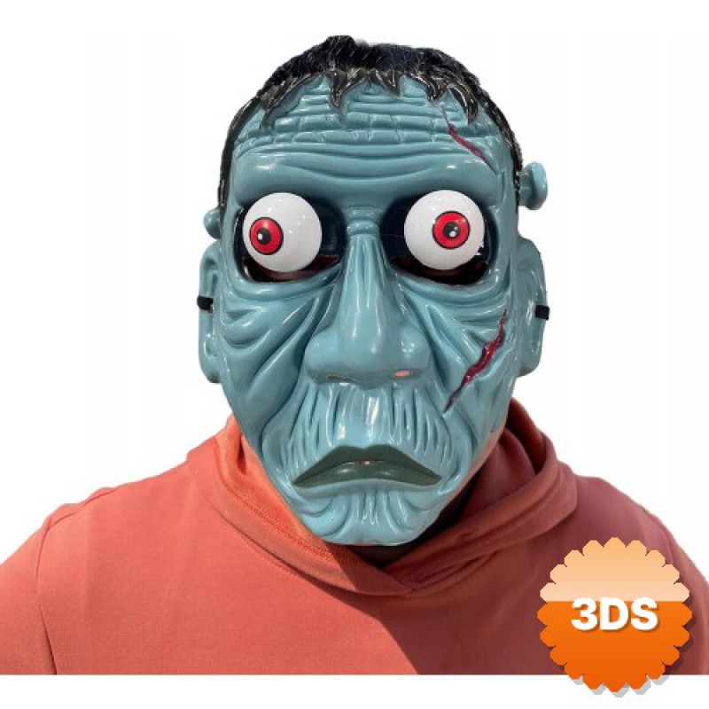Frankenstein Temalı Sallanan Oynar Gözlü Maske