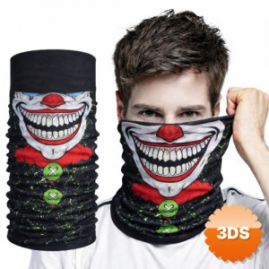 Joker Yüz Baskılı Baf Bandana Çok Amaçlı Boyunluk Bandana 2 No
