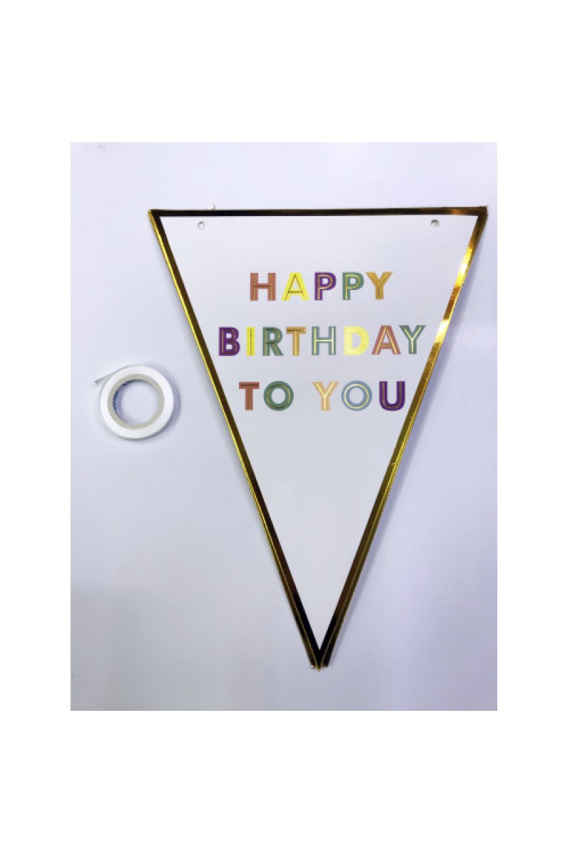 Happy Birthday To You Flama Bayrak Süs