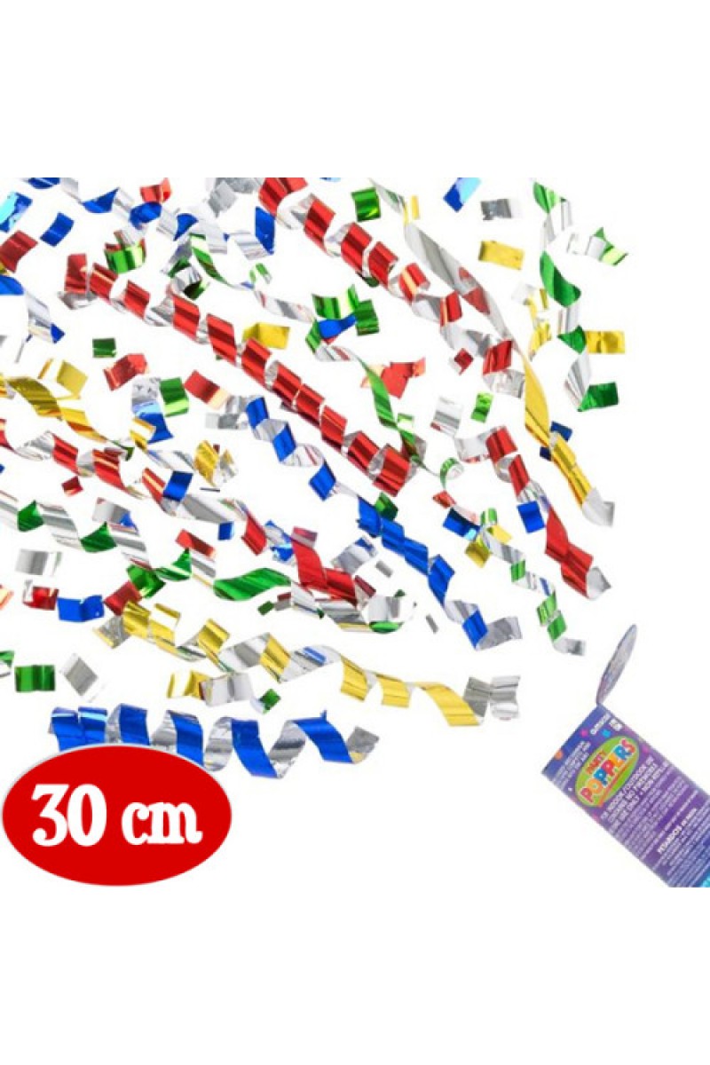 Karışık Renkli Konfeti 30 cm Silindir