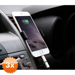 3 Adet Araba Klimasına Takılan Telefon Tutucu Kıskaç