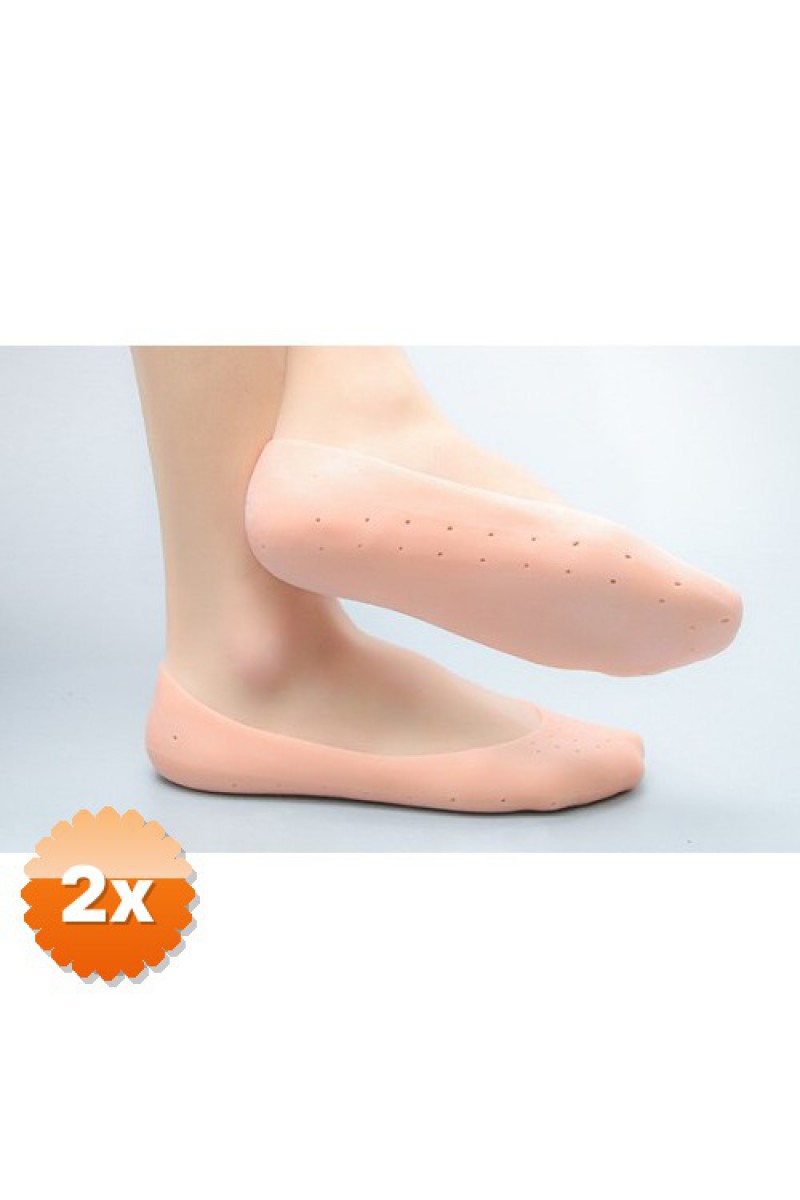 Silikon Patik Topuk Çatlağı ve Koruyucu Jel Çorap