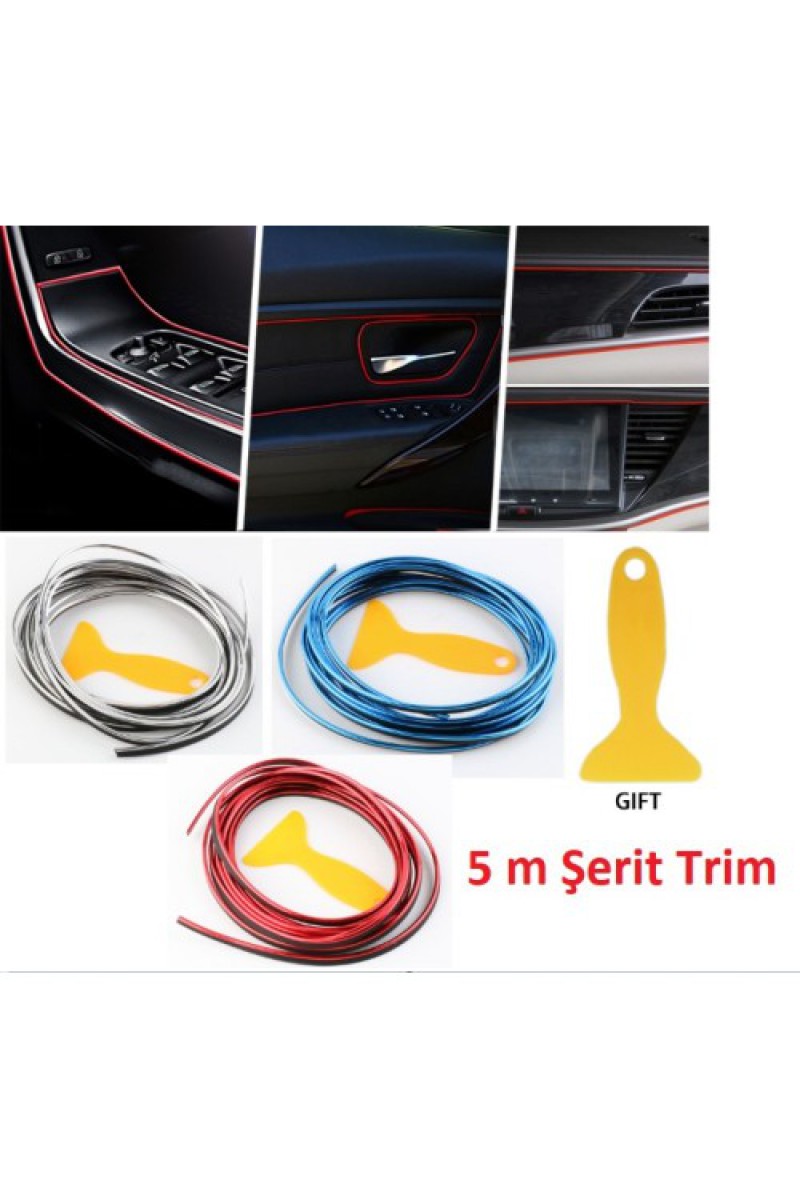 Araba Dekorasyon Şeridi 5 Metre Trim Şeridi