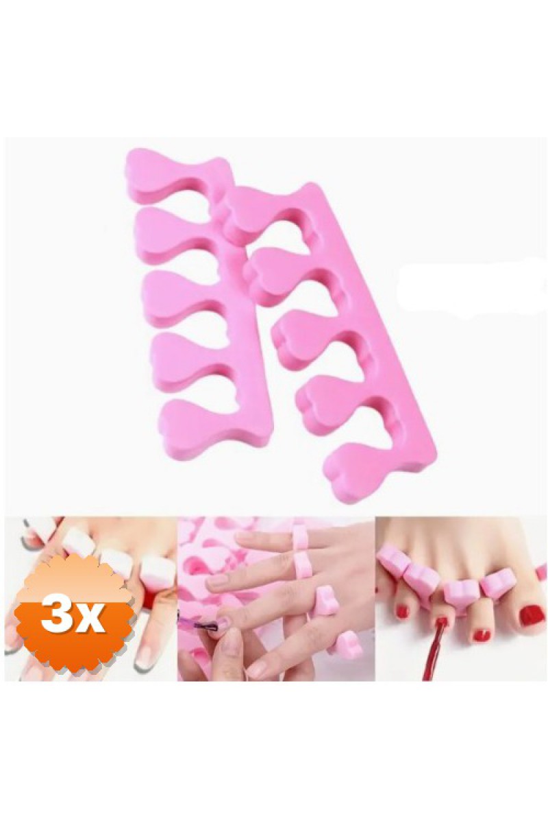 Parmak Ayırıcı Sünger Manikür Pedikür Aparatı 5 Adet