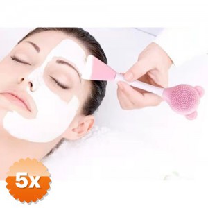 5 Adet Cilt Bakım Fırçası ve Maske Spatulası
