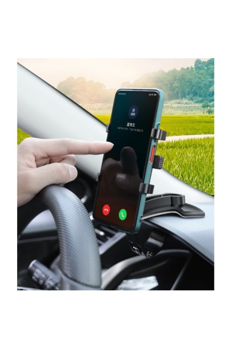 Araba Gösterge Üstü 360 Oynar Başlıklı Telefon Tutucu