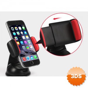 Araç İçi Torpido ve Cam Vakumlu Kısa Boy Telefon Tutucu