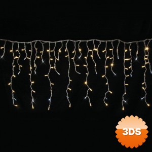 4m 120 Led 20 Saçaklı 50x60x70 cm Çakarlı Perde LED Işık
