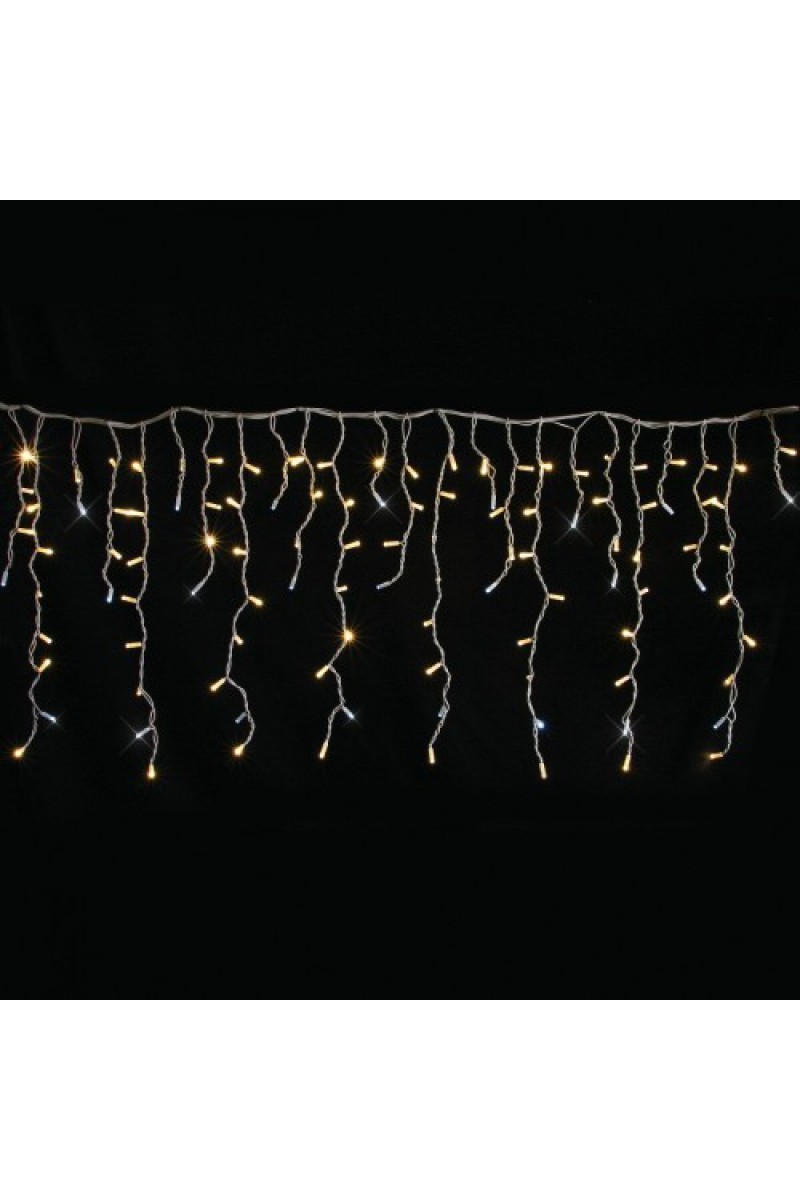 4m 120 Led 20 Saçaklı 50x60x70 cm Çakarlı Perde LED Işık