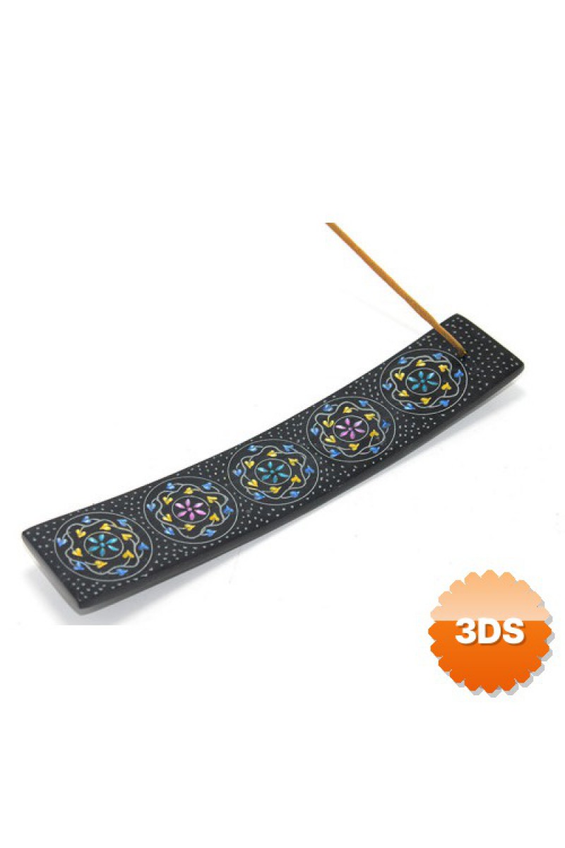 Obsidian Taşı Kayık Tütsülük (25 cm)