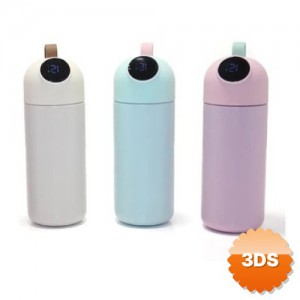 Dijital Göstergeli Termos, LCD Sıcaklık Gösterimli 19x6 cm