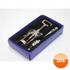 Tirbuşon Seti Kanatlı 11x20 cm