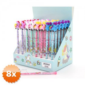 8 Adet Unicorn Kurşun Kalem 17 cm
