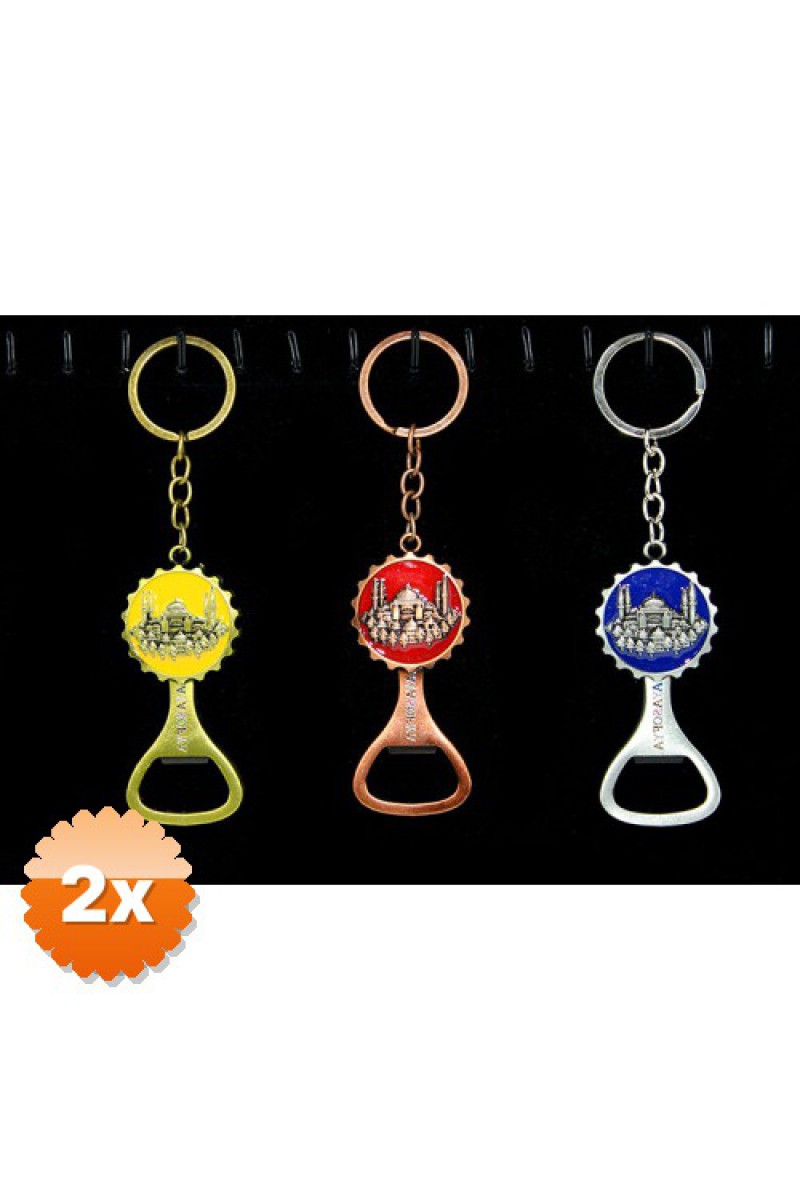 Metal Ayasofya Anahtarlık Ve Açacak