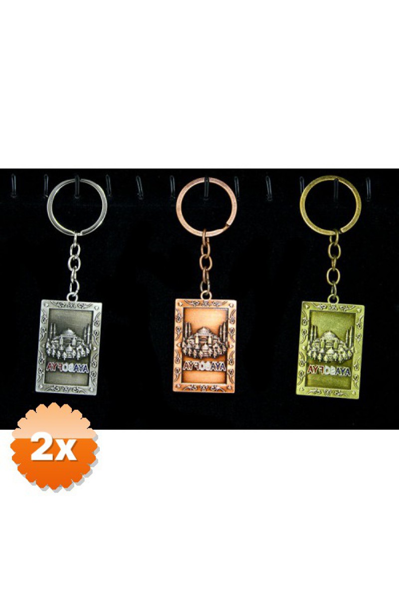 Metal Ayasofya Anahtarlık