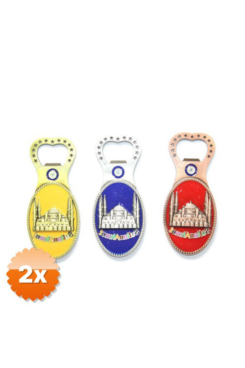 2 Adet Yöresel Sultanahmet Magnet ve Açacak