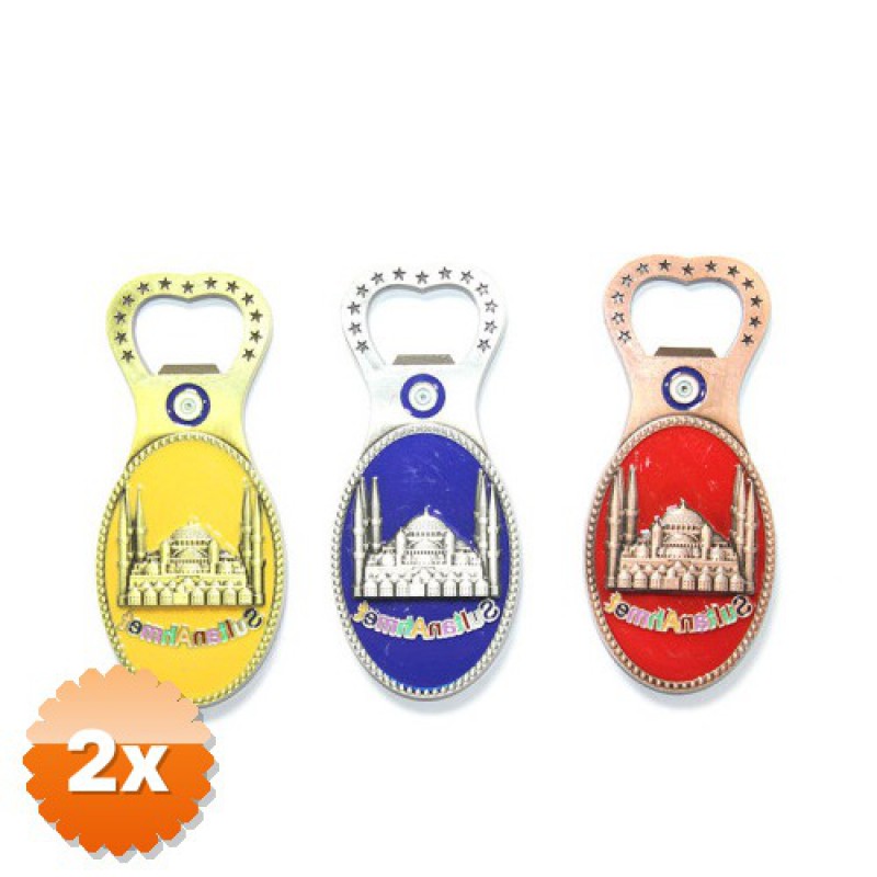 2 Adet Yöresel Sultanahmet Magnet ve Açacak
