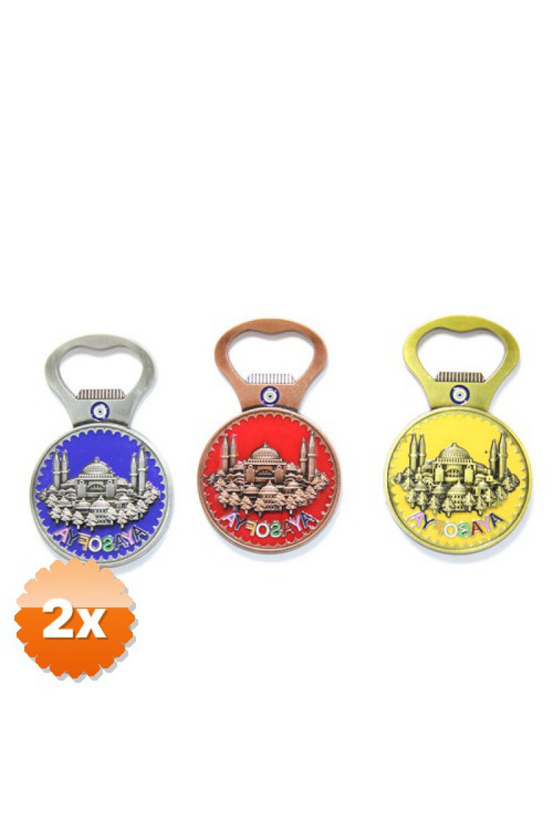 2 Adet Yöresel Ayasofya Magnet Ve Açacak