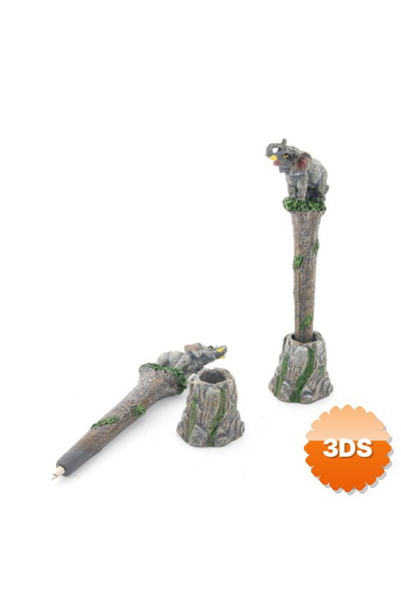 Polyester Fil Figürlü Tükenmez Kalem 16 cm
