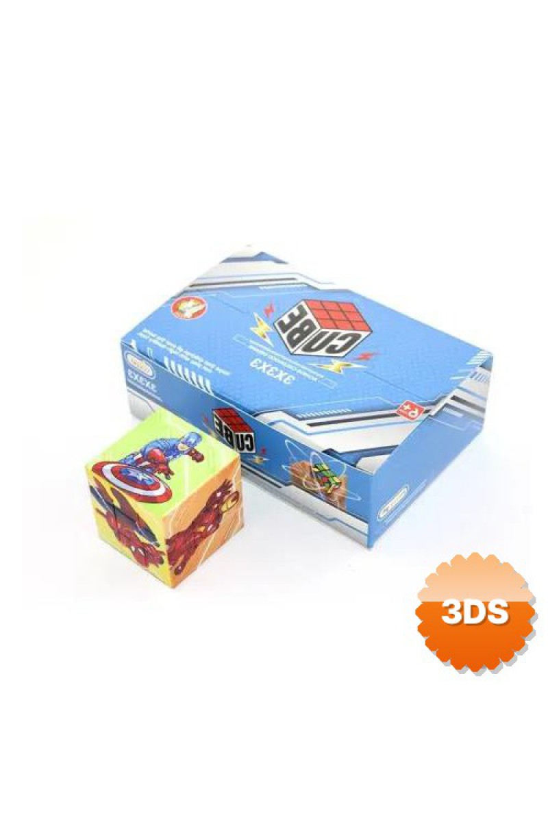 Süper Kahramanlı Küp Yapboz 5.5 cm