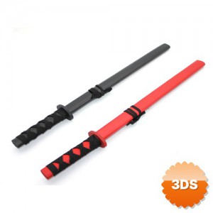 Ahşap Samuray Kılıç Büyük 72 cm Dekoratif Maket ve Oyun Kiti