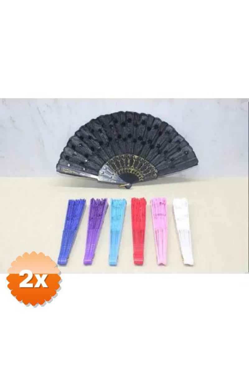 Plastik Yelpaze 23x43 cm Katlanır