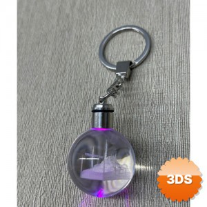 Ledli Sultanahmet Tasarımı Kristal Anahtarlık (ALK3804)