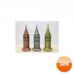 Metal Galata Kulesi ALK4318 13 cm