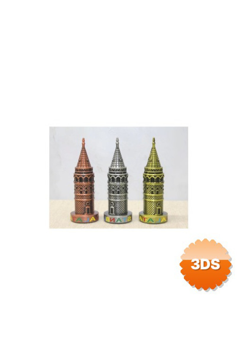 Metal Galata Kulesi ALK4318 13 cm