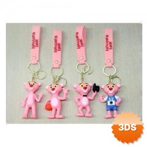 Pembe Panter Silikon Anahtarlık 21 cm