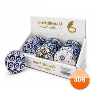 Yuvarlak Taşlı El Aynası Kalın ALK5910