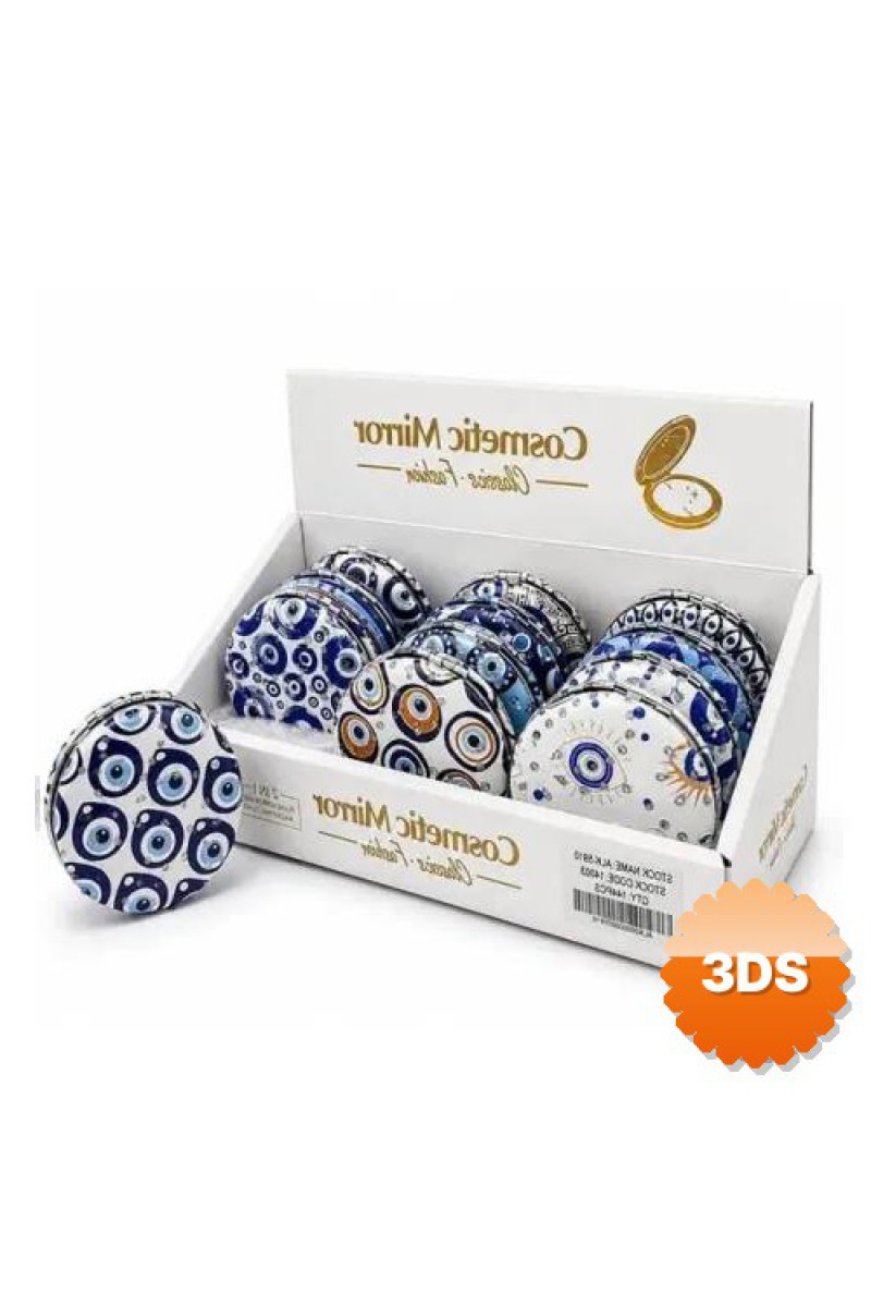 Yuvarlak Taşlı El Aynası Kalın ALK5910