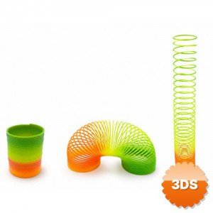 Rainbow Gökkuşağı Stres Yayı - Kutulu Orta Boy Plastik Slinky Oyuncak