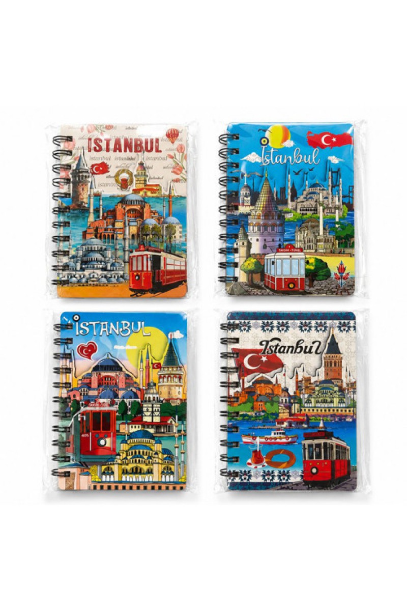 İstanbul Temalı Kabartmalı Defter