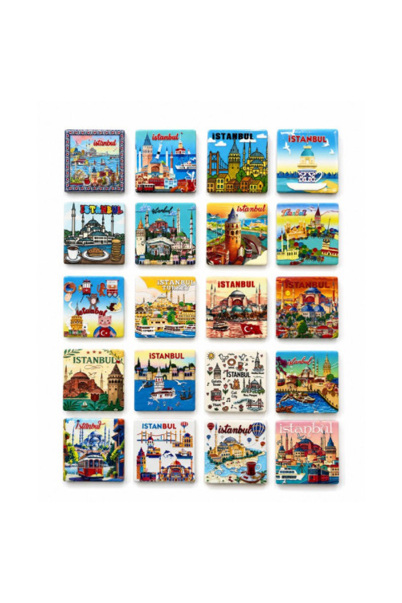 İstanbul Temalı Buzdolapı Süsü Magnet