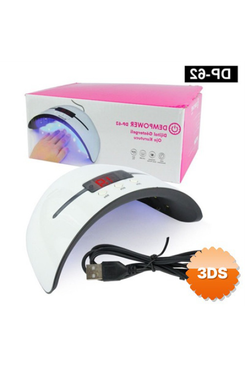 Dijital Göstergeli Oje Kurutucu 3 Modlu UV LED