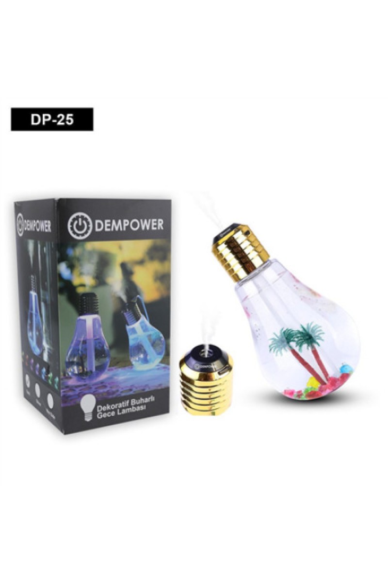 Dempower Ampul Buhar Makinesi Rgb Led Işıklı