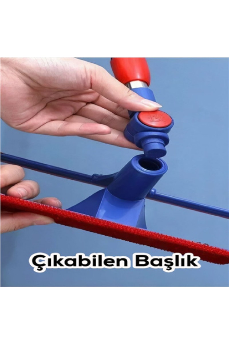 Oynar Başlıklı Çekçekli Teleskopik Cam Silme Aparatı