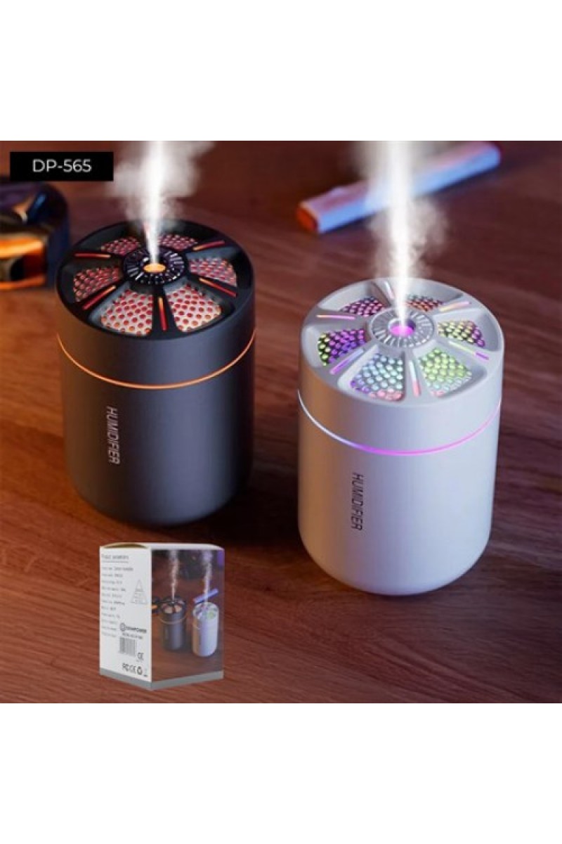 Yuvarlak Petek Tasarımlı RGB Nemlendirici