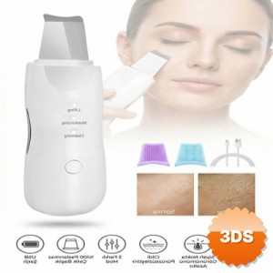Ultrasonic Siyah Nokta Akne Spatula Şarjlı Cilt Temizleyici