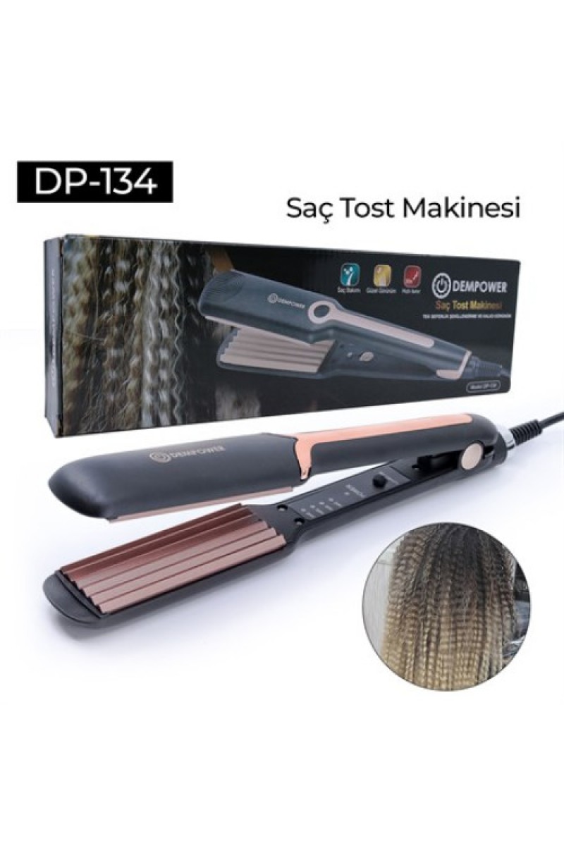 Seramik Yüzey Tost Saç Makinesi Zikzak Plakalı