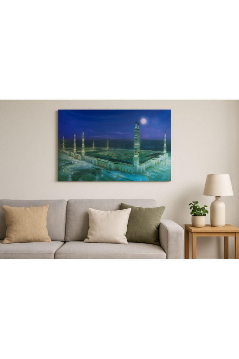 Mescid-i Nebevi Duvar Tablosu 5D Reçine Elmas 40x60 cm