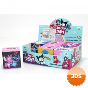 Stitch Baskılı Zeka Küpü Karakter Tasarımlı Küp Oyuncak 5x2 cm