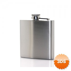 Paslanmaz Çelik 6 Oz Tekli Matara