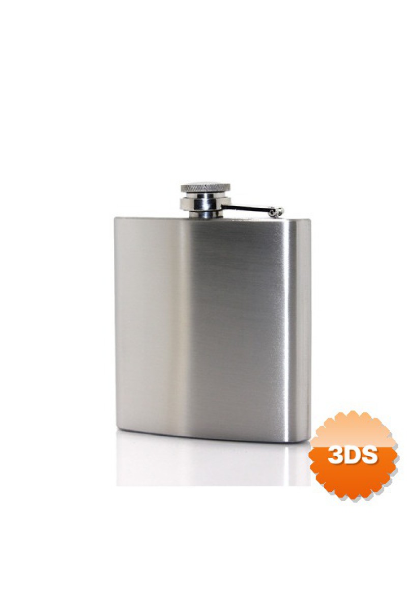 Paslanmaz Çelik 6 Oz Tekli Matara